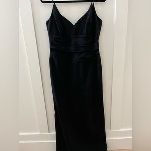 Nicole Miller Long Black Dress Gown size 12